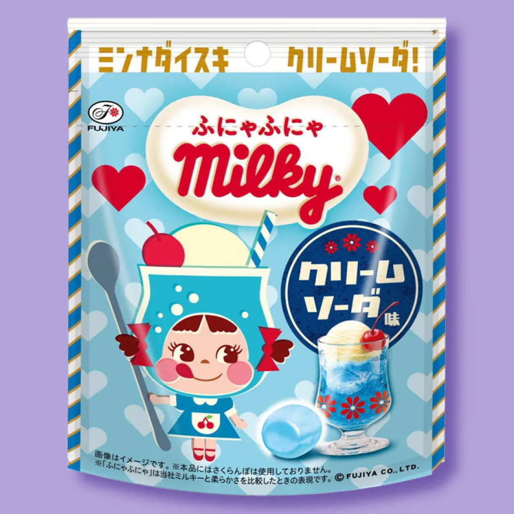 Milky Peko-Chan Soft Candy - Cream Soda