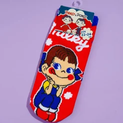 Milky Smiling Peko-Chan Socks