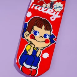 Milky Smiling Peko-Chan Socks
