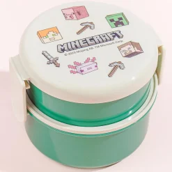 Minecraft Stackable Round Bento Box Set