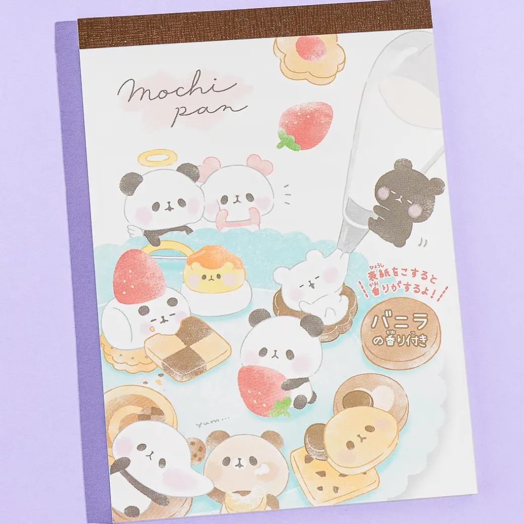 Mochi Mochi Panda Fluffy Sweets Scented A6 Memo Pad