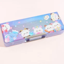 Mochi Mochi Panda Zodiac Sign Glittery Double-Sided Pencil Case