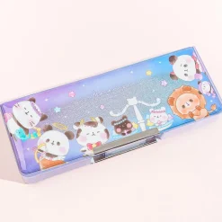 Mochi Mochi Panda Zodiac Sign Glittery Double-Sided Pencil Case