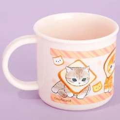 Mofusand Cat Bread Plastic Cup