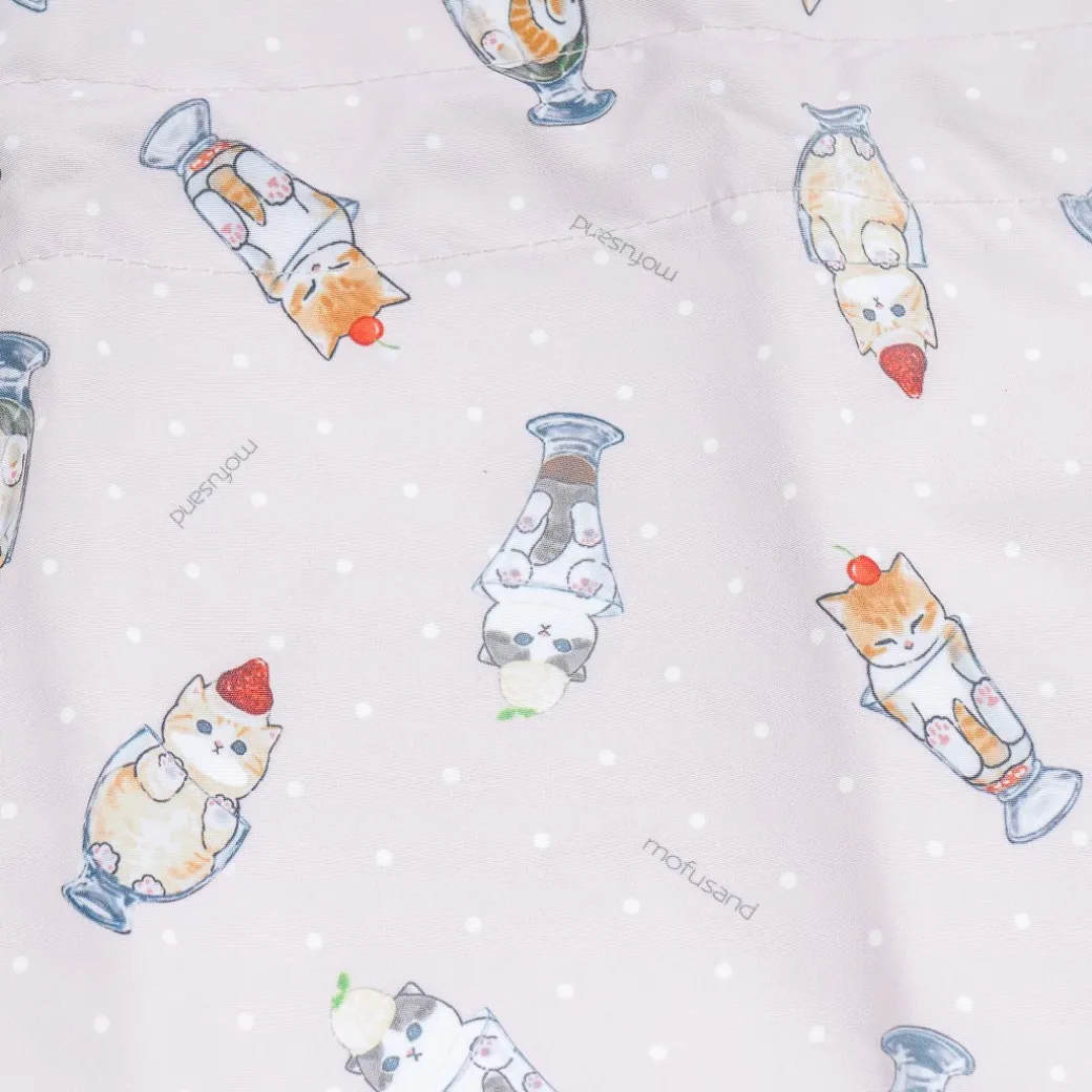 Mofusand Cat Parfait Drawstring Lunch Bag