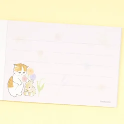 Mofusand Flora Rabbit Mini Memo Pad