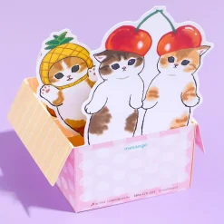 Mofusand Fruity Pop Up Greeting Card