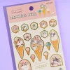 Mofusand Golden Neko Ice Cream Masking Stickers