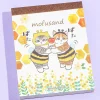 Mofusand Honey Bees Mini Memo Pad