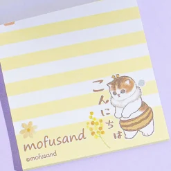 Mofusand Honey Bees Mini Memo Pad