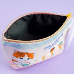 Mofusand Ice Cream Canvas Pouch