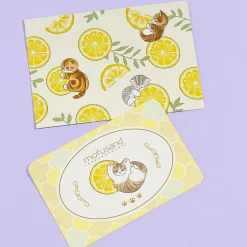 Mofusand Lemon Tea Mini Letter Set