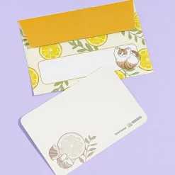 Mofusand Lemon Tea Mini Letter Set