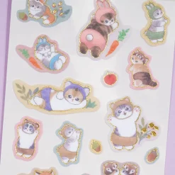 Mofusand Meow Pants Fluffy Stickers