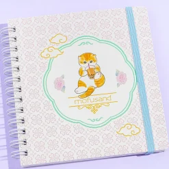 Mofusand Milk Tea Grid Notebook