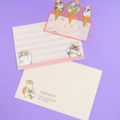 Mofusand Neko Ice Cream Letter Set