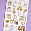 Mofusand Playful Cat Puffy Stickers