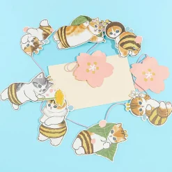 Mofusand Sakura Bees Garland