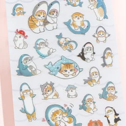 Mofusand Shark Cat Stickers