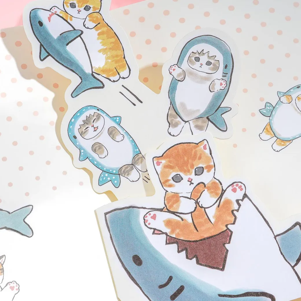 Mofusand Shark 3D Pop-Up Greeting Card