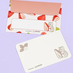 Mofusand Strawberry Letter Set