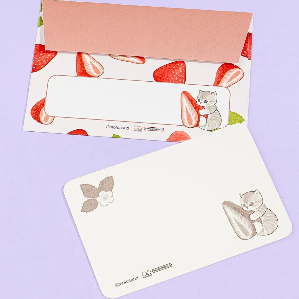 Mofusand Strawberry Letter Set