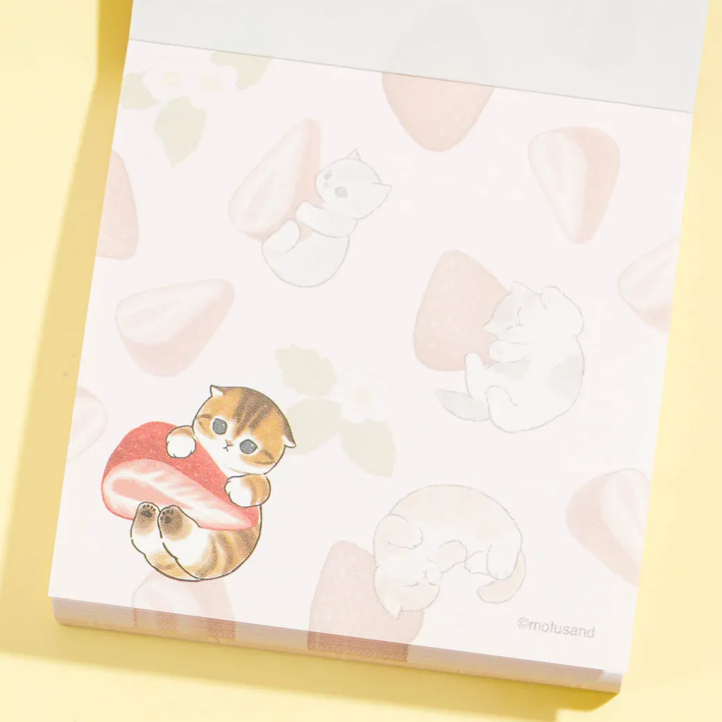 Mofusand Strawberry Mini Memo Pad