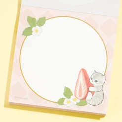 Mofusand Strawberry Mini Memo Pad