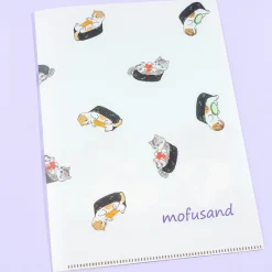 Mofusand Sushi Time A5 File Folder