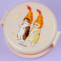 Mofusand Tempura Fun Round Stackable Bento Box