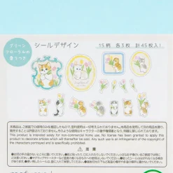 Mofusand Tulip Garden Sticker Bag