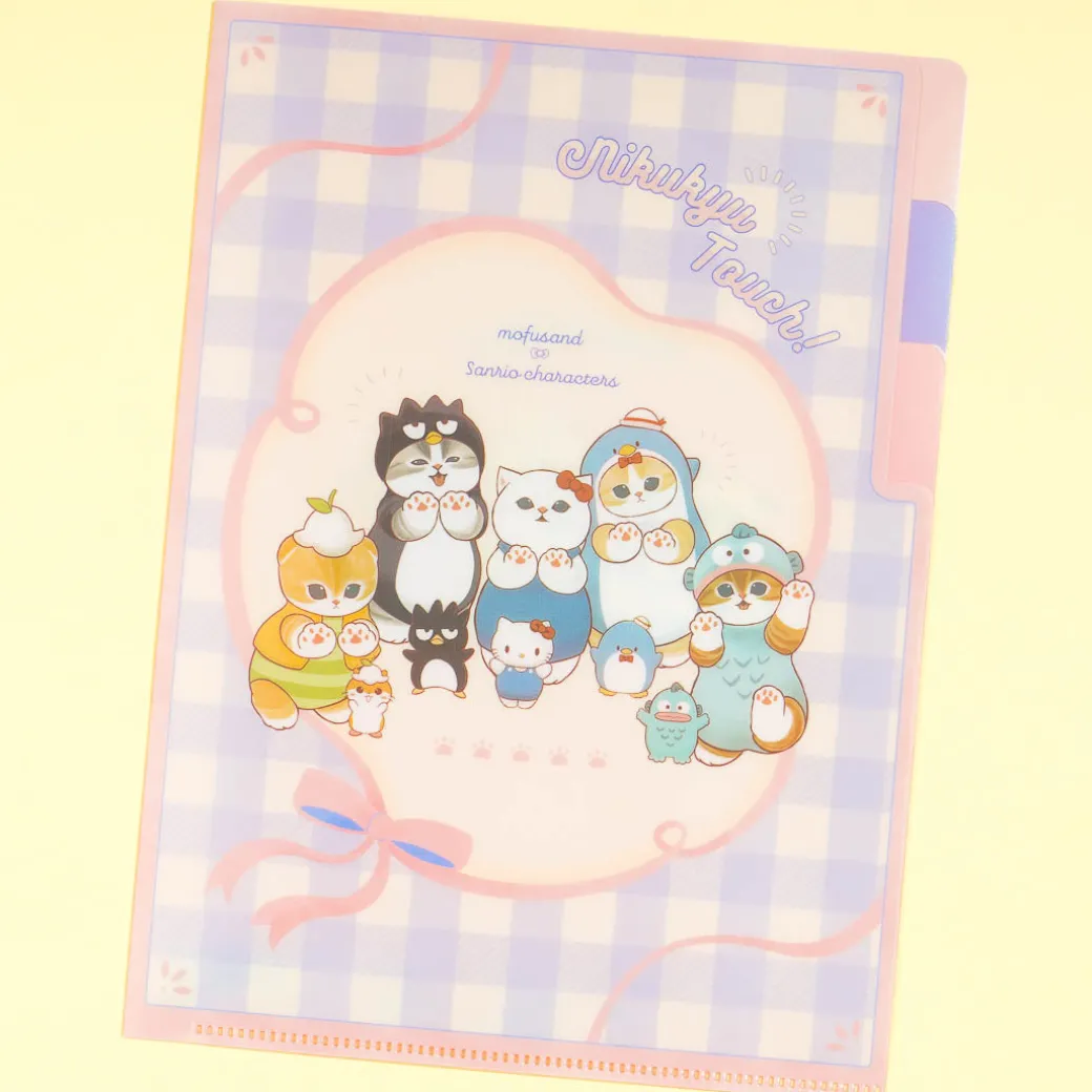 Mofusand x Sanrio Characters Multi-Slot A5 File Folder