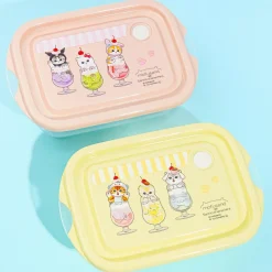 Mofusand x Sanrio Characters Cream Soda Food Container Set