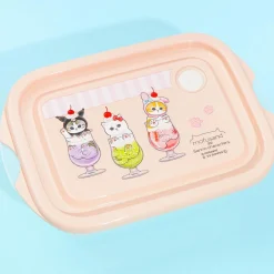 Mofusand x Sanrio Characters Cream Soda Food Container Set