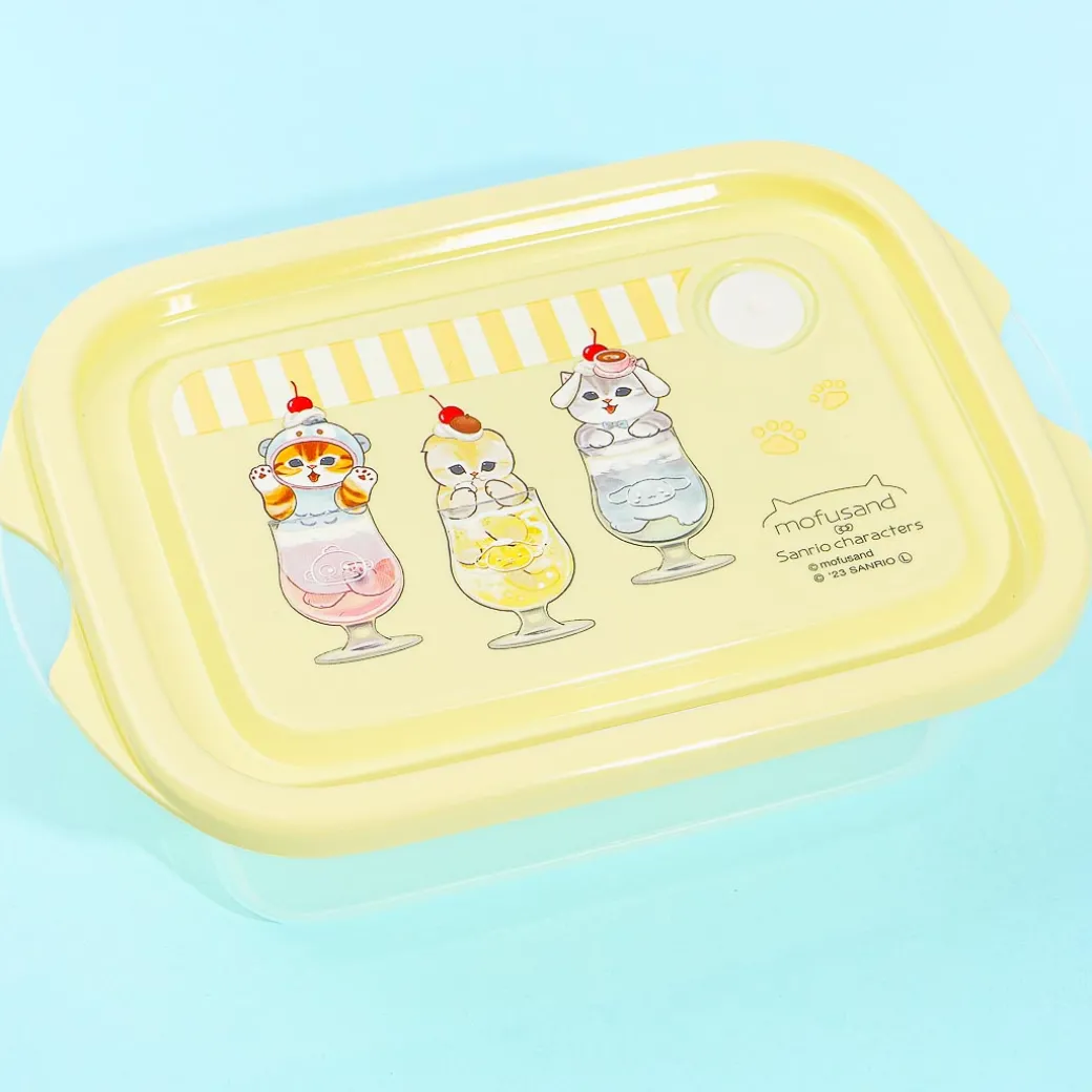 Mofusand x Sanrio Characters Cream Soda Food Container Set