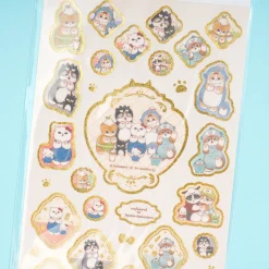Mofusand x Sanrio Characters Masking Stickers