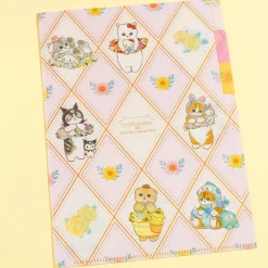Mofusand x Sanrio Characters Spring Blooms Multi-Slot A5 File Folder