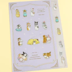 Mofusand x Sanrio Charactes Plushie Love Multi-Slot A4 File Folder