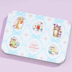 Mofusand x Sanrio Characters Memo Pad With Tin Case