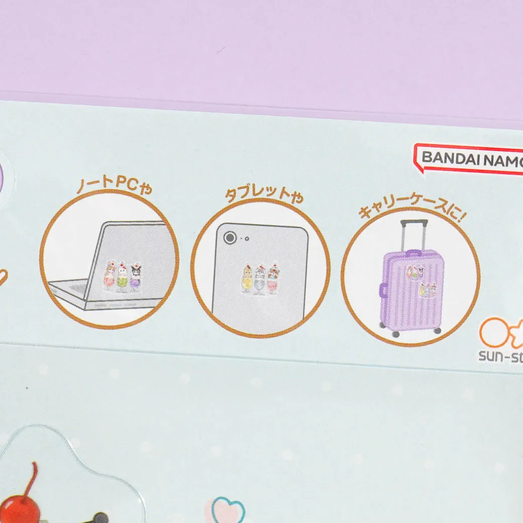 Mofusand x Sanrio Characters Cream Soda Stickers