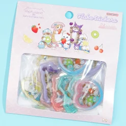 Mofusand x Sanrio Characters Puffy Sticker Flakes
