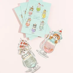 Mofusand x Sanrio Characters Cream Soda Letter Set