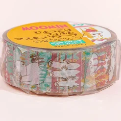 Moomin Pattern Fun Clear Masking Tape