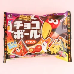 Morinaga Halloween Kyorochan Peanut Chocoballs - 7 pcs
