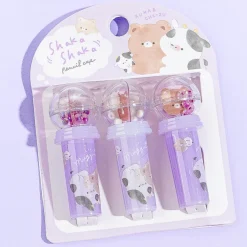 Mugyutto Friends Shaka Shaka Pencil Cap Set