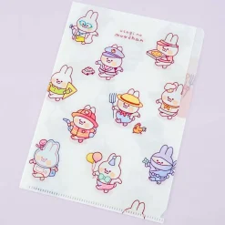 Muu-chan Bunny Work Time Multi-Pocket A5 File Folder