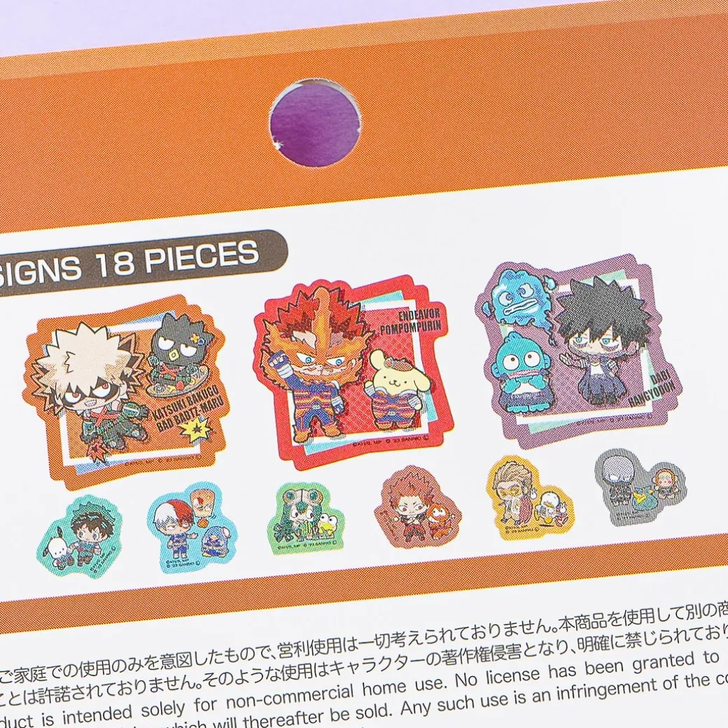 My Hero Academia x Sanrio Characters Piece Seal Set B