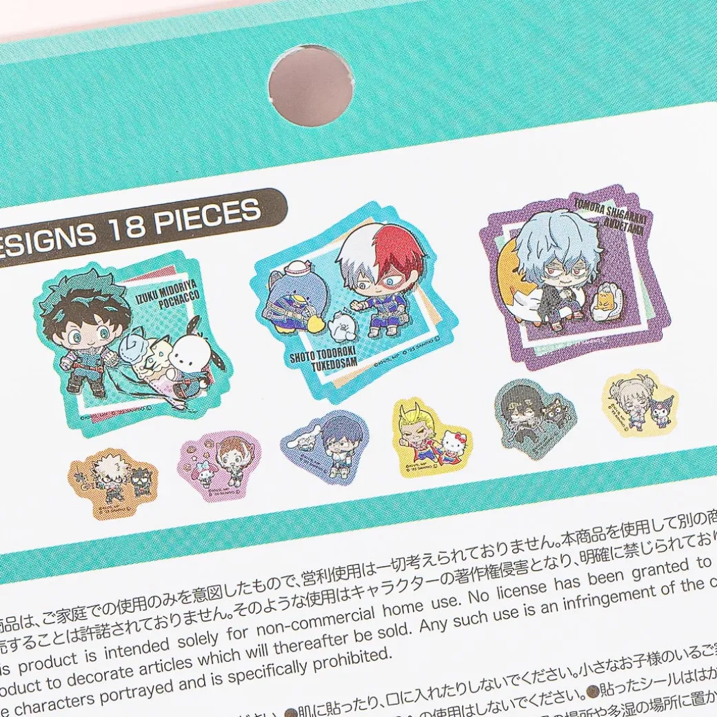 My Hero Academia x Sanrio Characters Piece Seal Set A