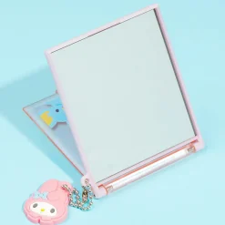 My Melody & Flat Compact Mirror With Charm