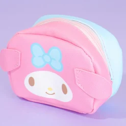 My Melody & Flat Face Double-Sided Pouch
